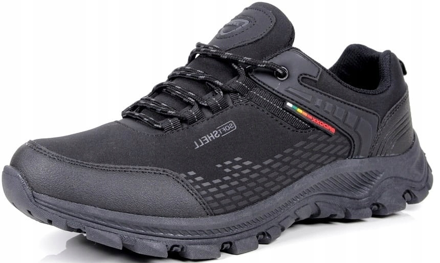 Pánské Trekové Polobotky Softshellové Sportovní Boty Černé Pohodlné