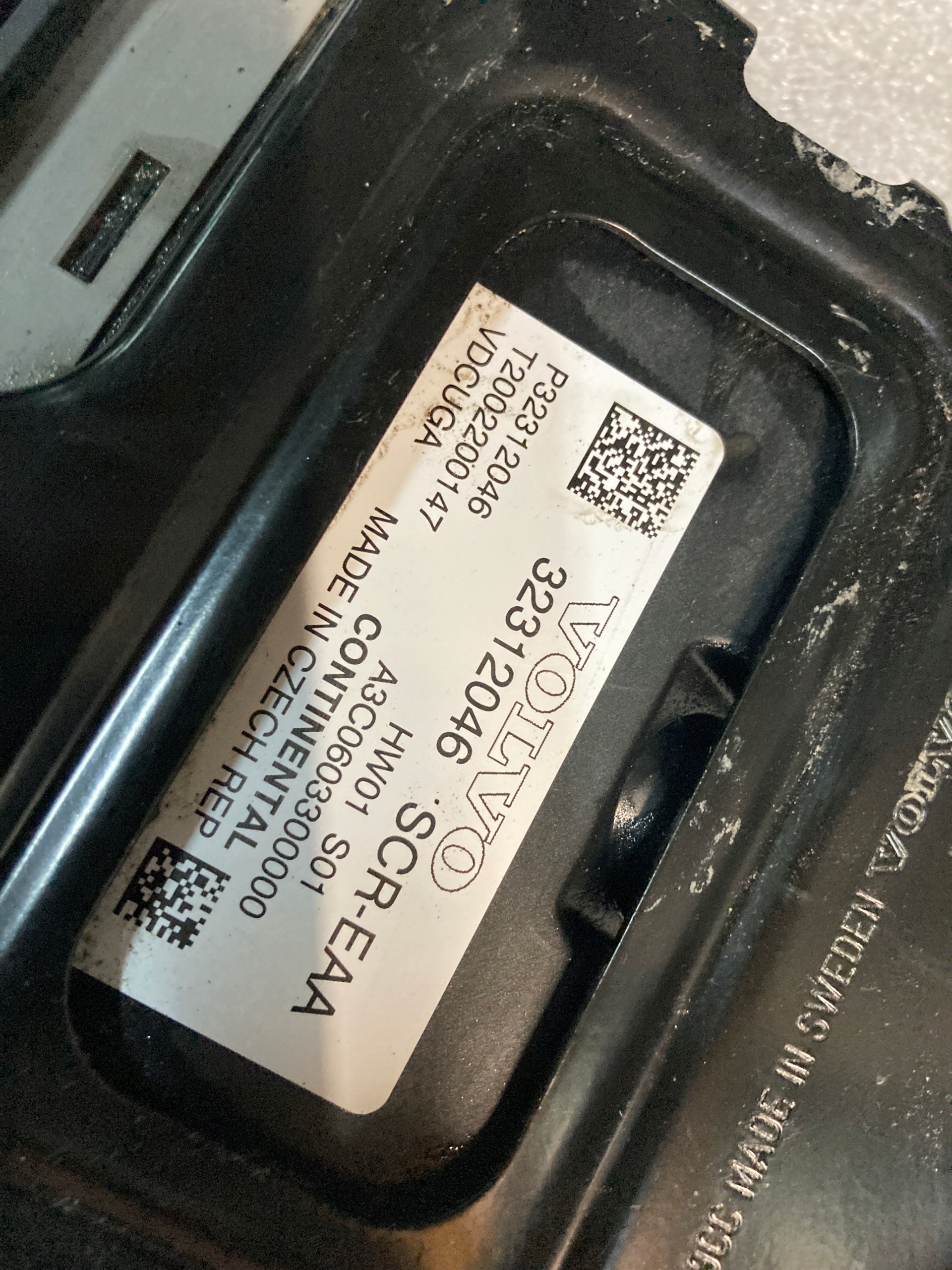 MODUŁ STEROWNIK ADBLUE 32312046 VOLVO V60 II 2020 EAN (GTIN) 5905232202190