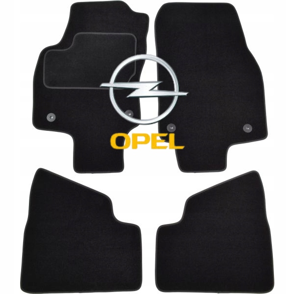 Dywaniki Welurowe Opel Astra 3 III (h) 2004-2014