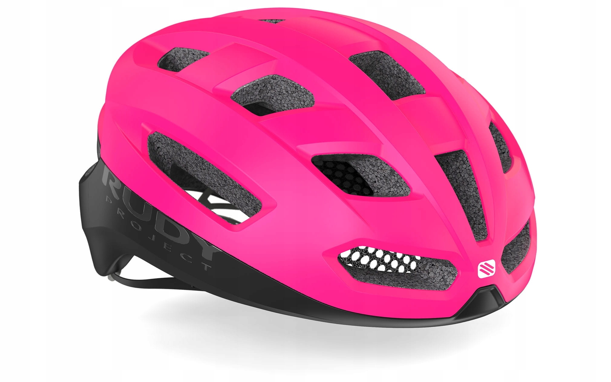 Kask Rudy Project Skudo pink fluo black matte S-M/55-58