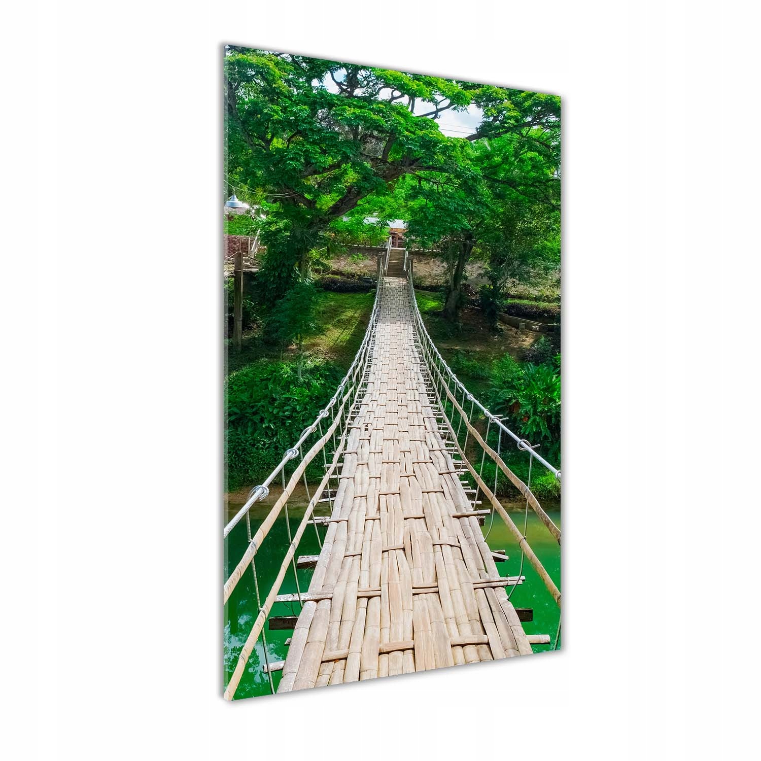

Foto obraz szkło hartowane Most wiszący 50x100 cm