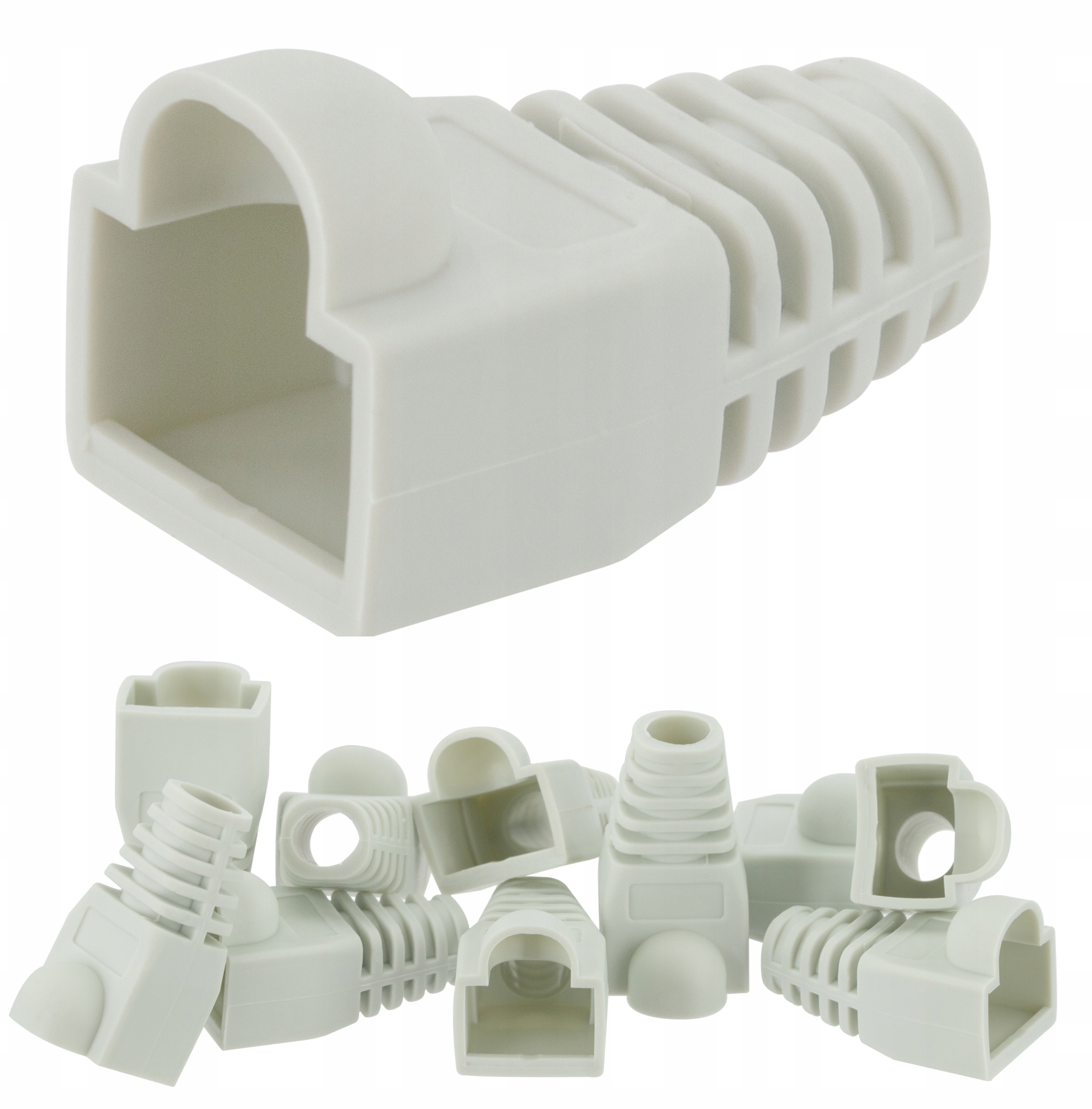 

Neku Osłonka gumowa do wtyku RJ45 szara 10szt