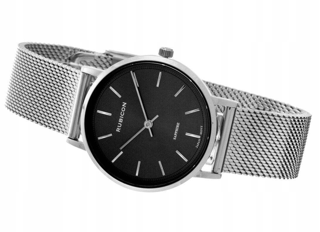 Elegantní Dámské Bižuterní Hodinky Rubicon RNBD88 Mesh Saphire