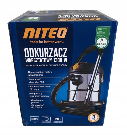 

Odkurzacz przemysłowy Niteo Tools 300 W