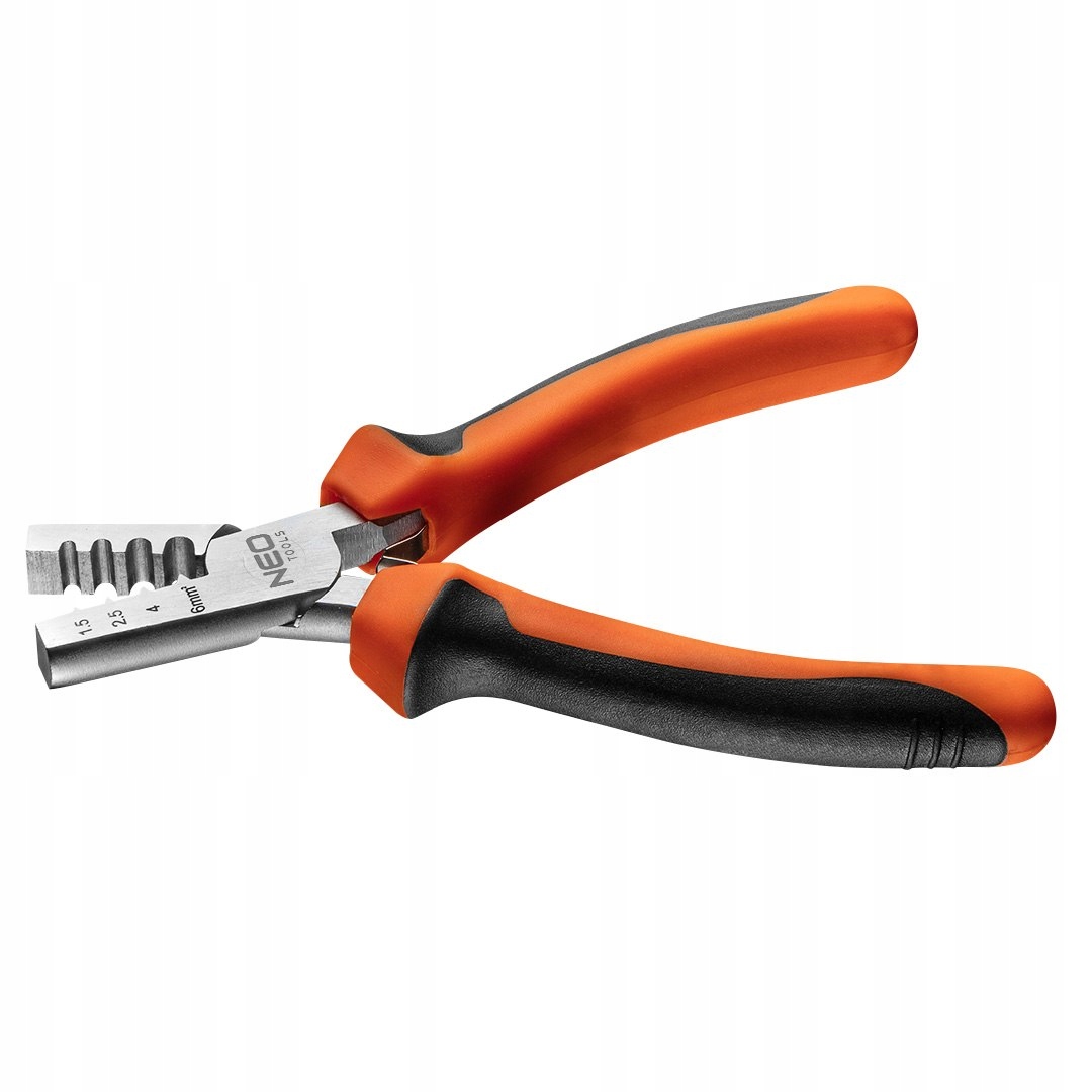 Kleště na krimpování koncovek 1.5 – 6 mm2 (23-13 Awg), 140 mm Neo Tools