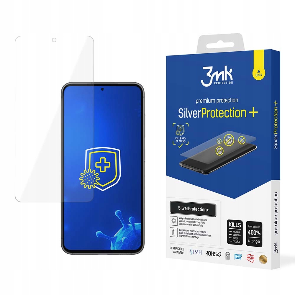 Samsung Galaxy S23 5G 3mk SilverProtection+