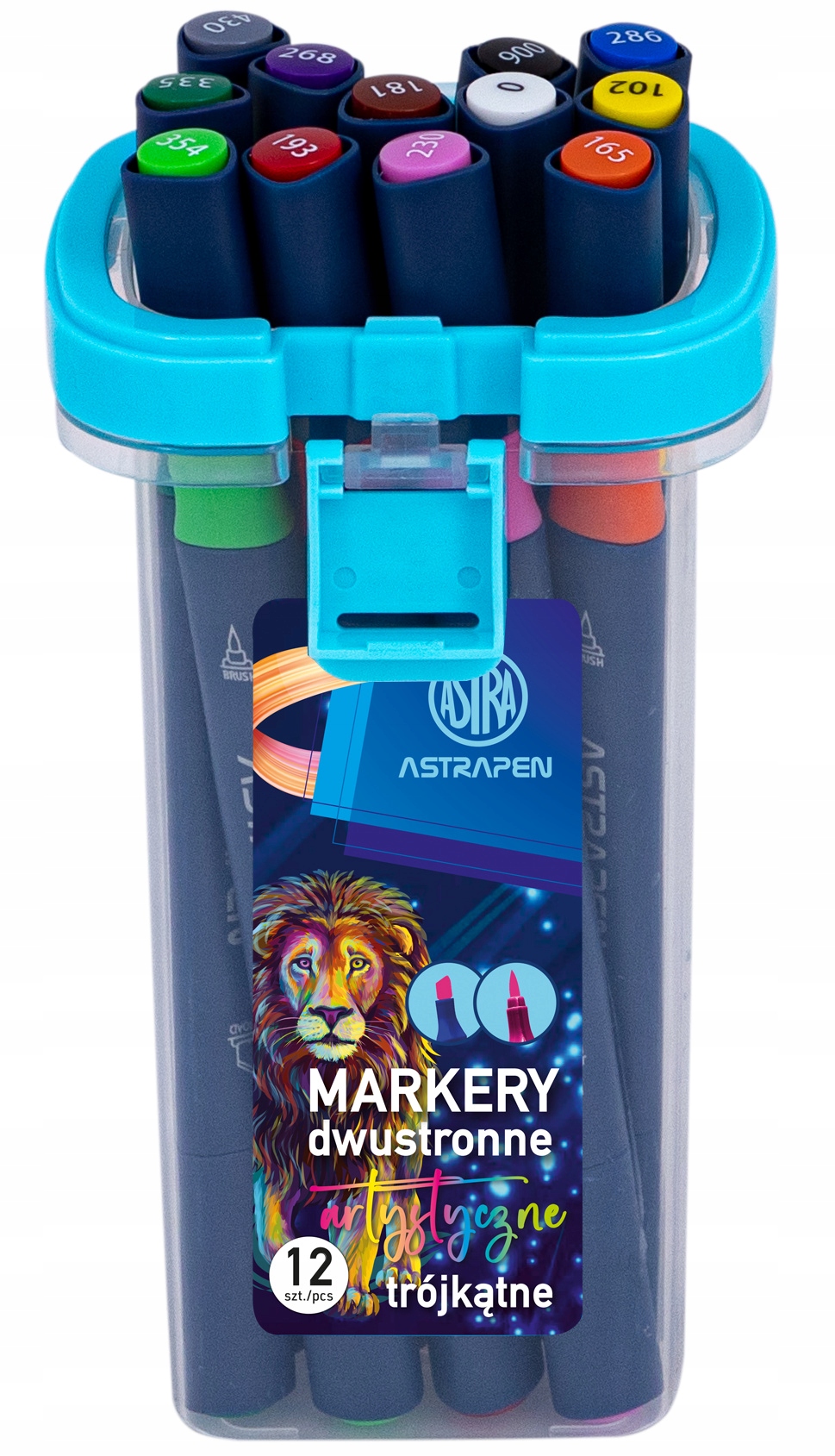 MARKERY ARTYSTYCZNE TRÓJK DWUSTR ASTRAPEN 12 KOL