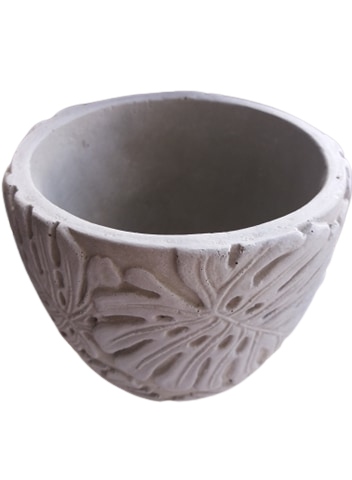 Monstera Doniczka betonowa Osłonka na doniczkę