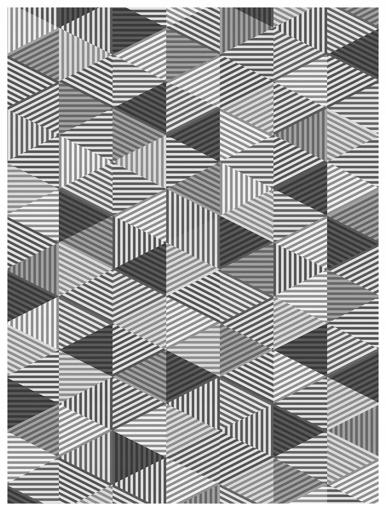 Vliesová fototapeta Geometrie Abstrakce Minimalismus Linky 206x275 lepidlo