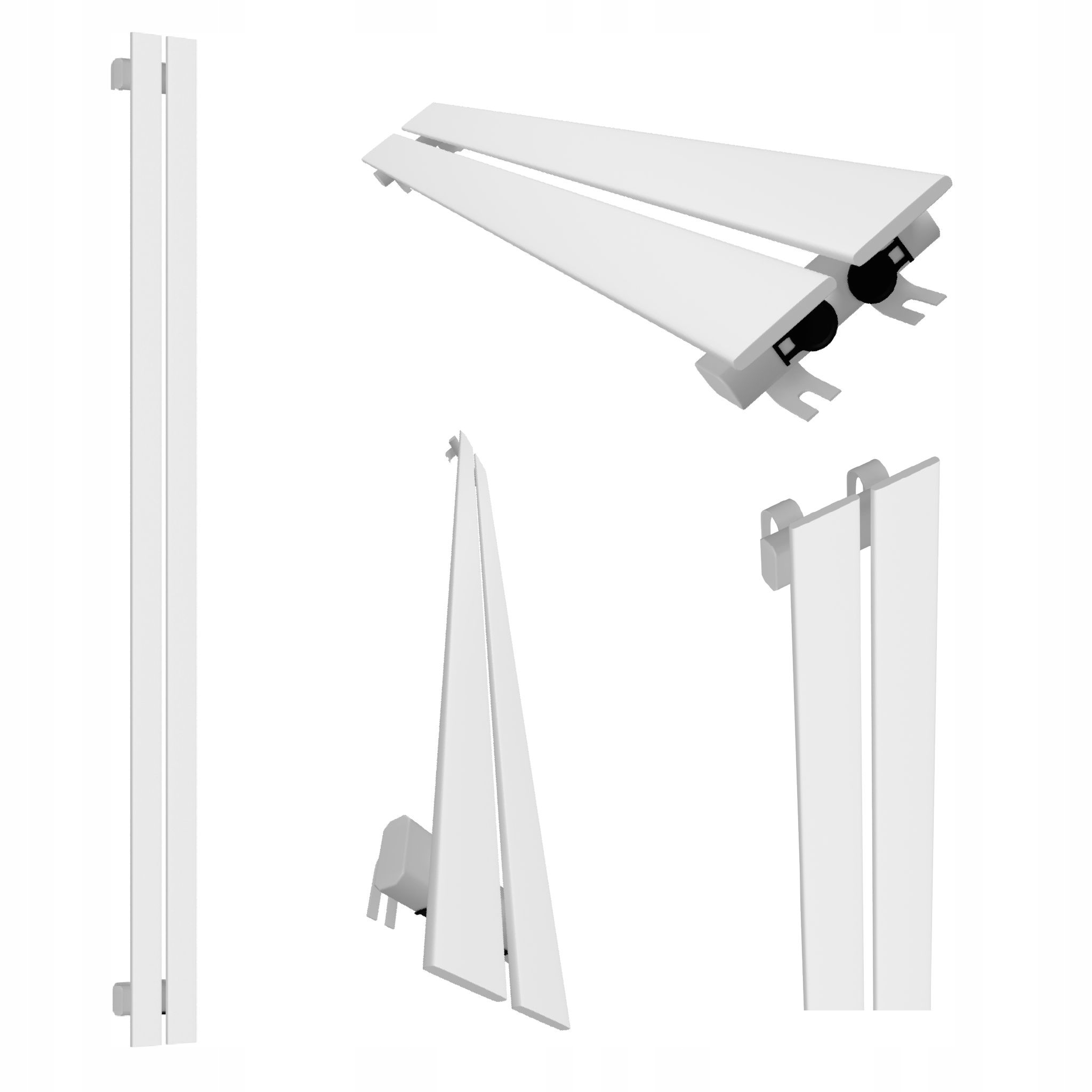 Dekorativní Radiátor Belloslim 160x15 Bílý Mat