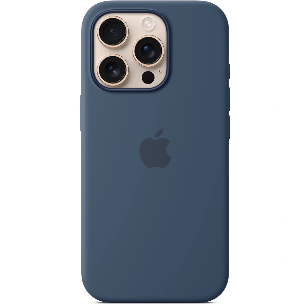 Originální Pouzdro Silicone Case Apple Pro Iphone 16 Pro Magsafe Denim