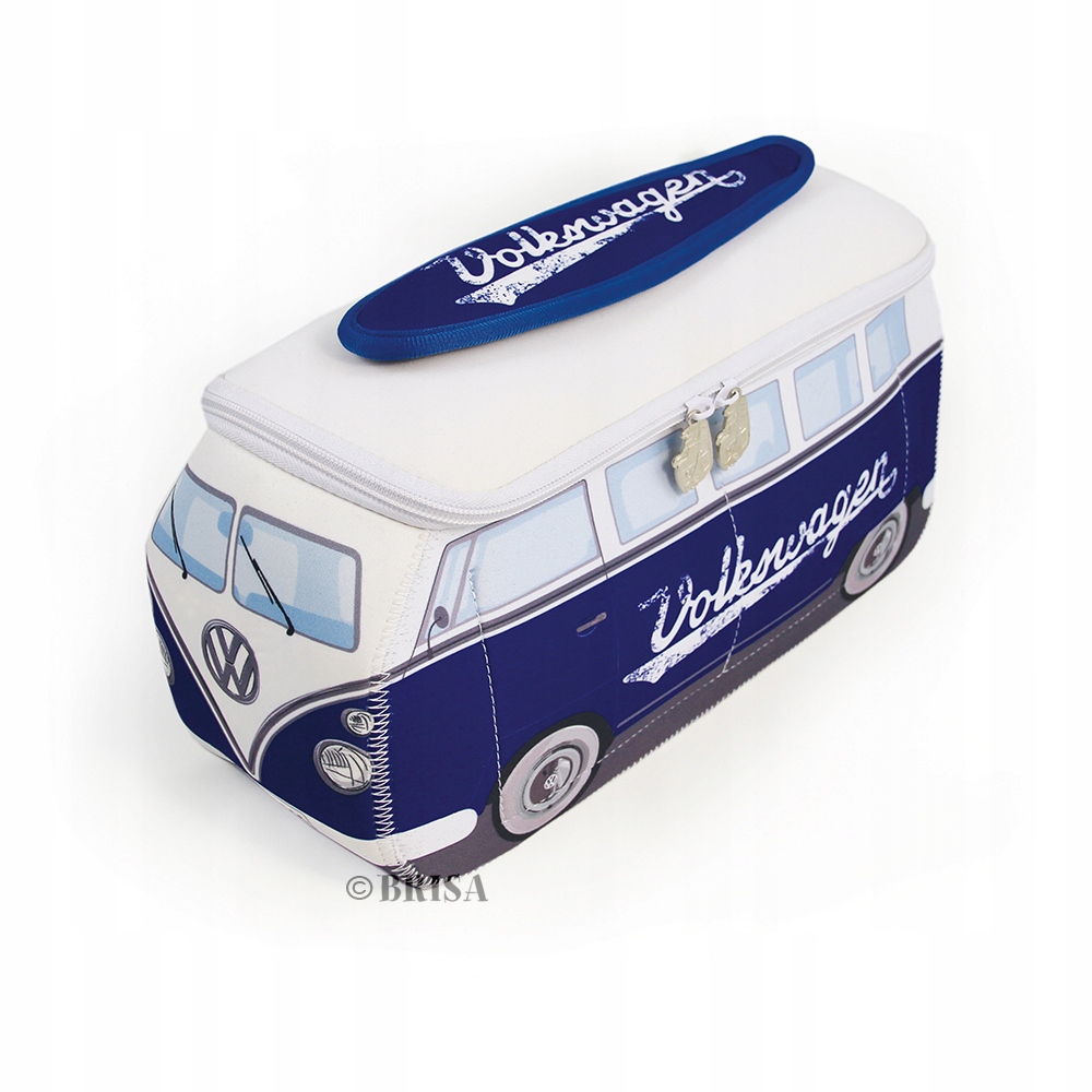 Brisa Kosmetická taška z neoprenu Vw T1 Bus Blue Large