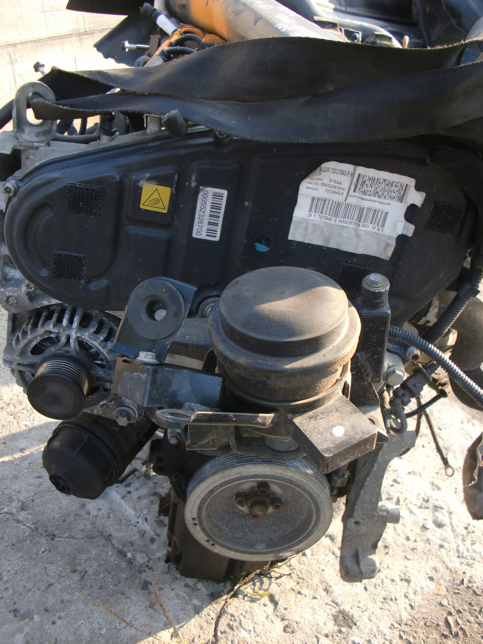 SUZUKI SX-4 S-CROSS 1.6DDIS 2013 D16AA engine 154 TYS KM