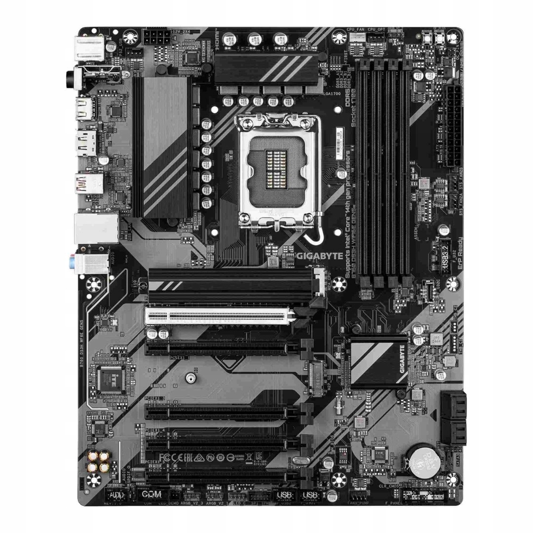 Doska Gigabyte B760 DS3H WF6E GEN5 /B760/DDR5/SATA3/M.2/ USB3.2/PCIe5.0/WiF