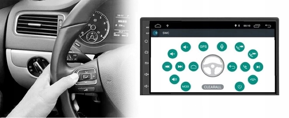 RADIO 2 DIN ANDROID GPS KIA SORENTO 2002-2009 4GB Radio informacja RDS pasmo AM pasmo FM radio cyfrowe DAB+