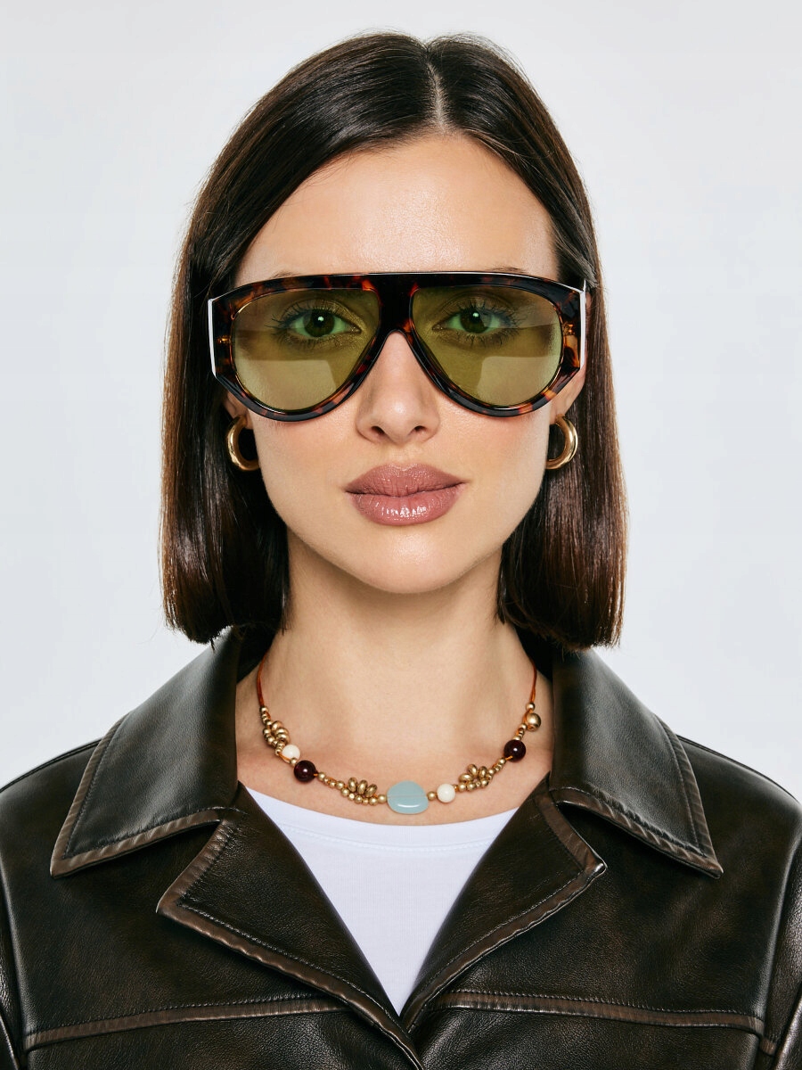 Big Star Dámské sluneční brýle hnědé Soreli 803