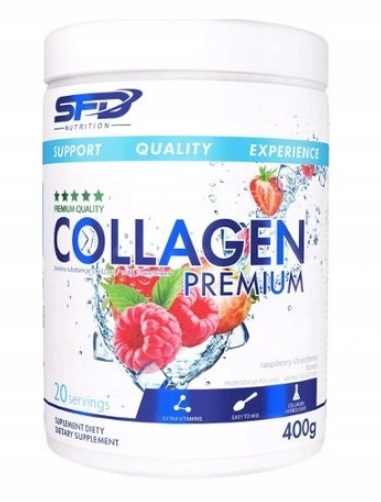 SFD Collagen Premium Jahoda - Malina, 400g