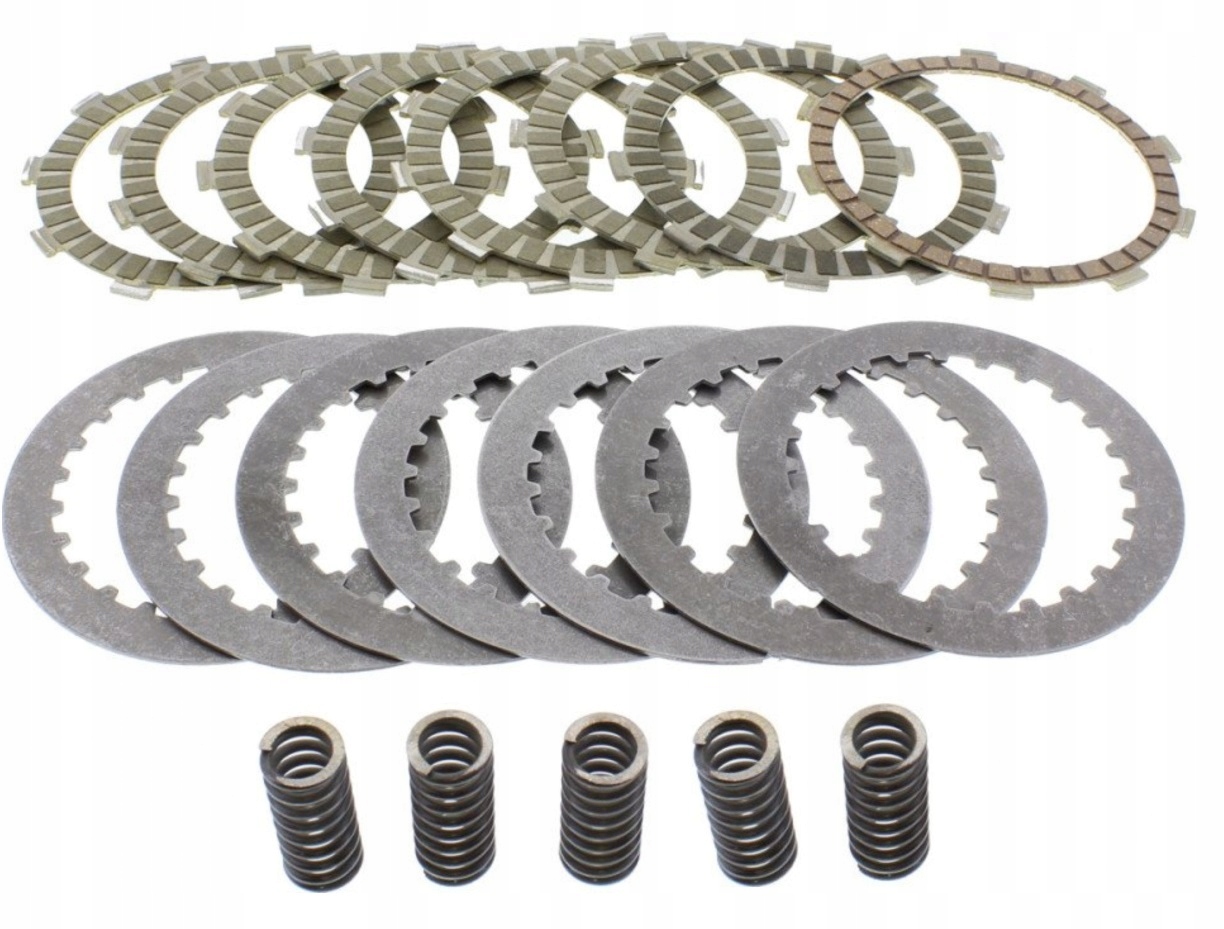 KPL. SPRZĘGŁO TARCZE SPRĘZYNY PRZEKŁADKI ZESTAW HONDA CBF_600 HORNET 07-15