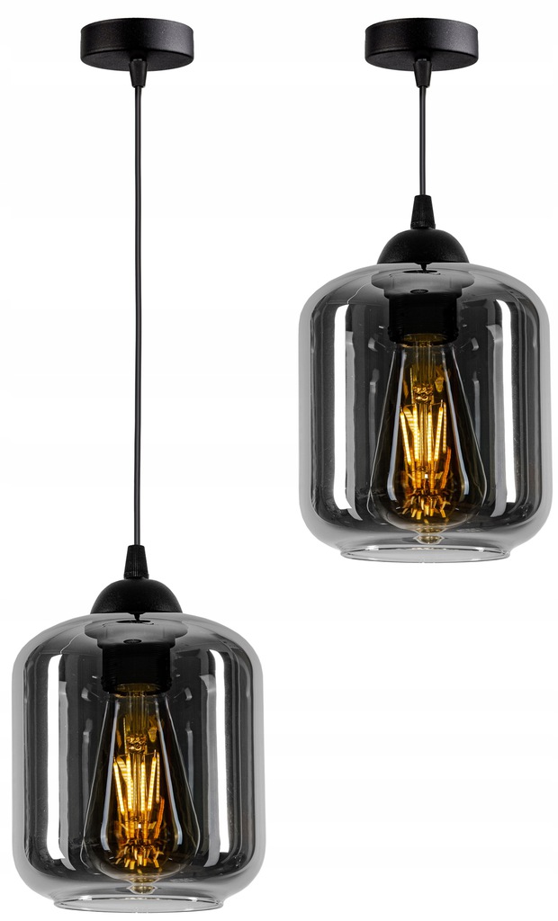 SZKLANA LAMPA WISZĄCA SUFITOWA ŻYRANDOL PLAFON LED Kod producenta 1014