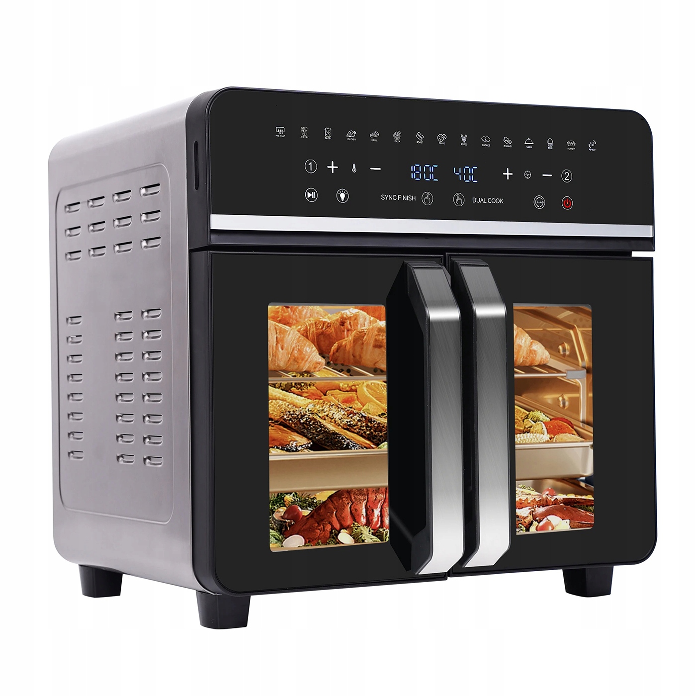 Beztuková fritéza 23L XXL 2200W Dual Zone 15 programov Air Fryer