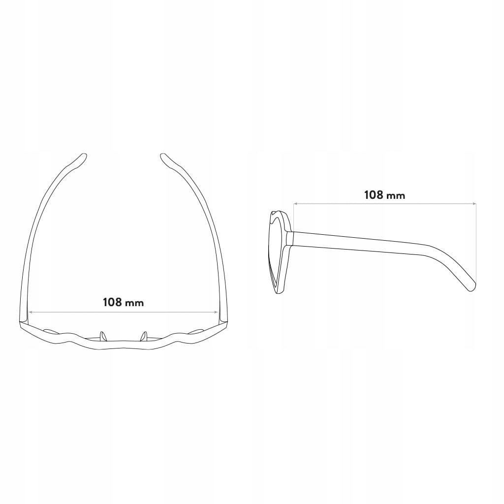 Okulary Przeciwsłoneczne Dziecięce Real Shades Heart Mint Miętowe 4-7 lat Kod producenta 4HRTMNT