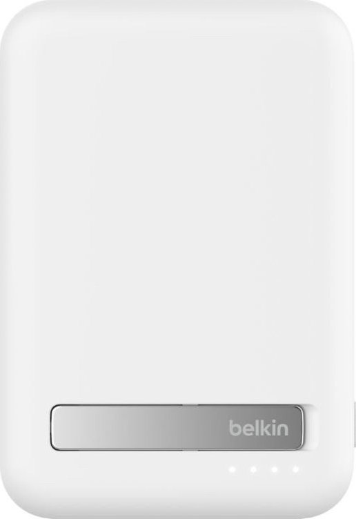 Belkin Powerbank 10 000 mAh, 15 W Qi2.0, magnetyczny, z podstawką, biały