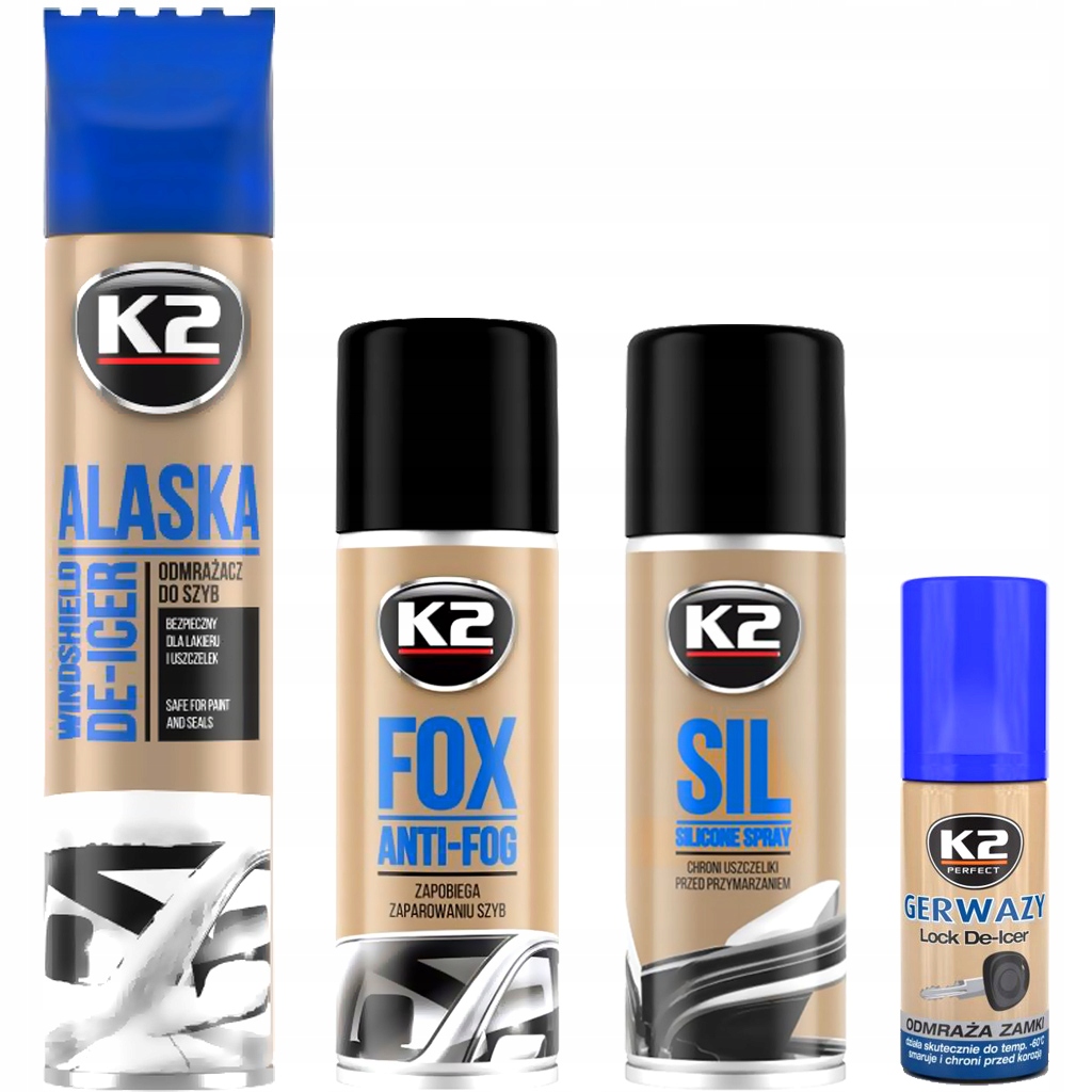 

K2 Zestaw Zimowy Odmrażacze Silikon Anti Fog