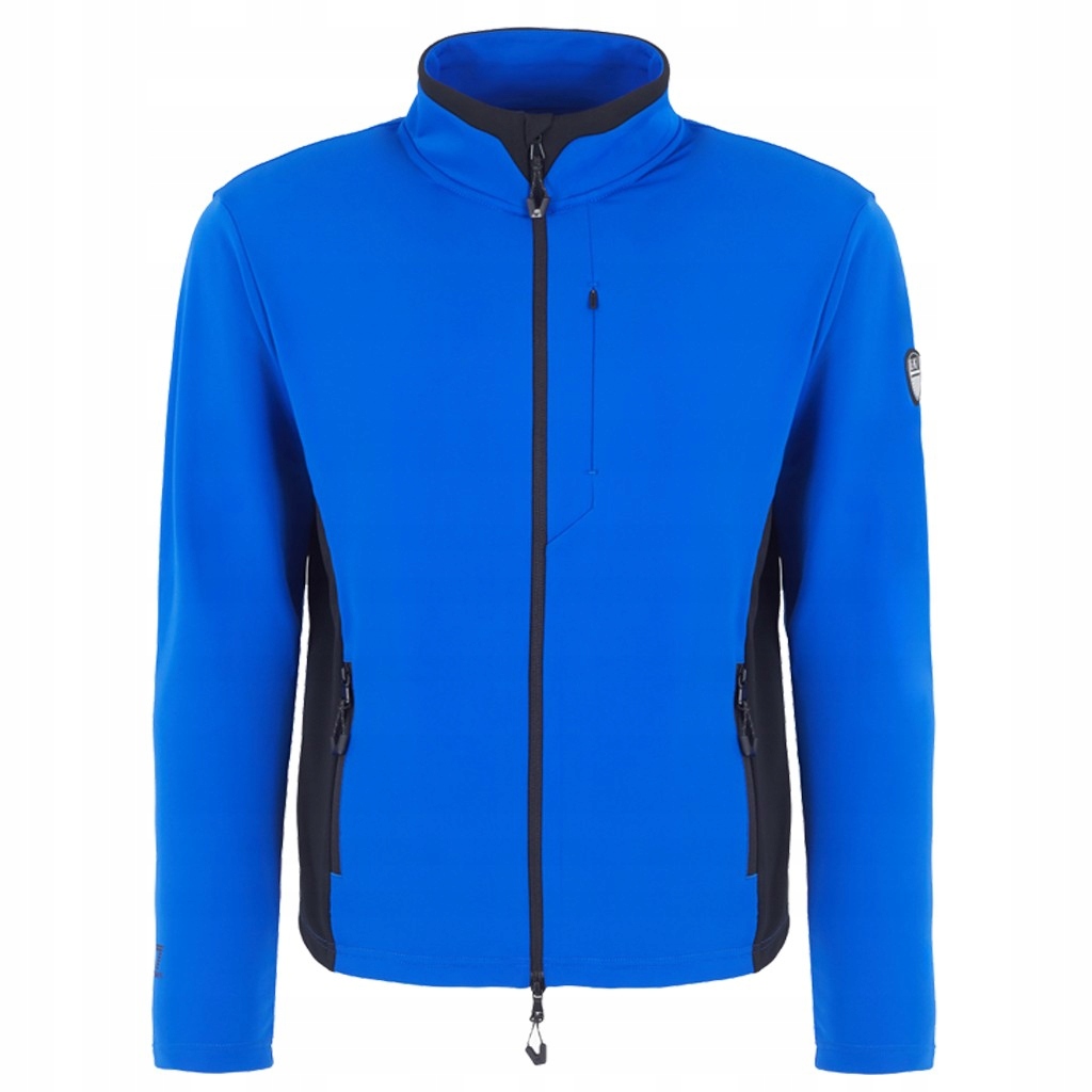 Pánská mikina EA7 Emporio Armani Kitzbuhel Powerstretch Modrá, velikost S