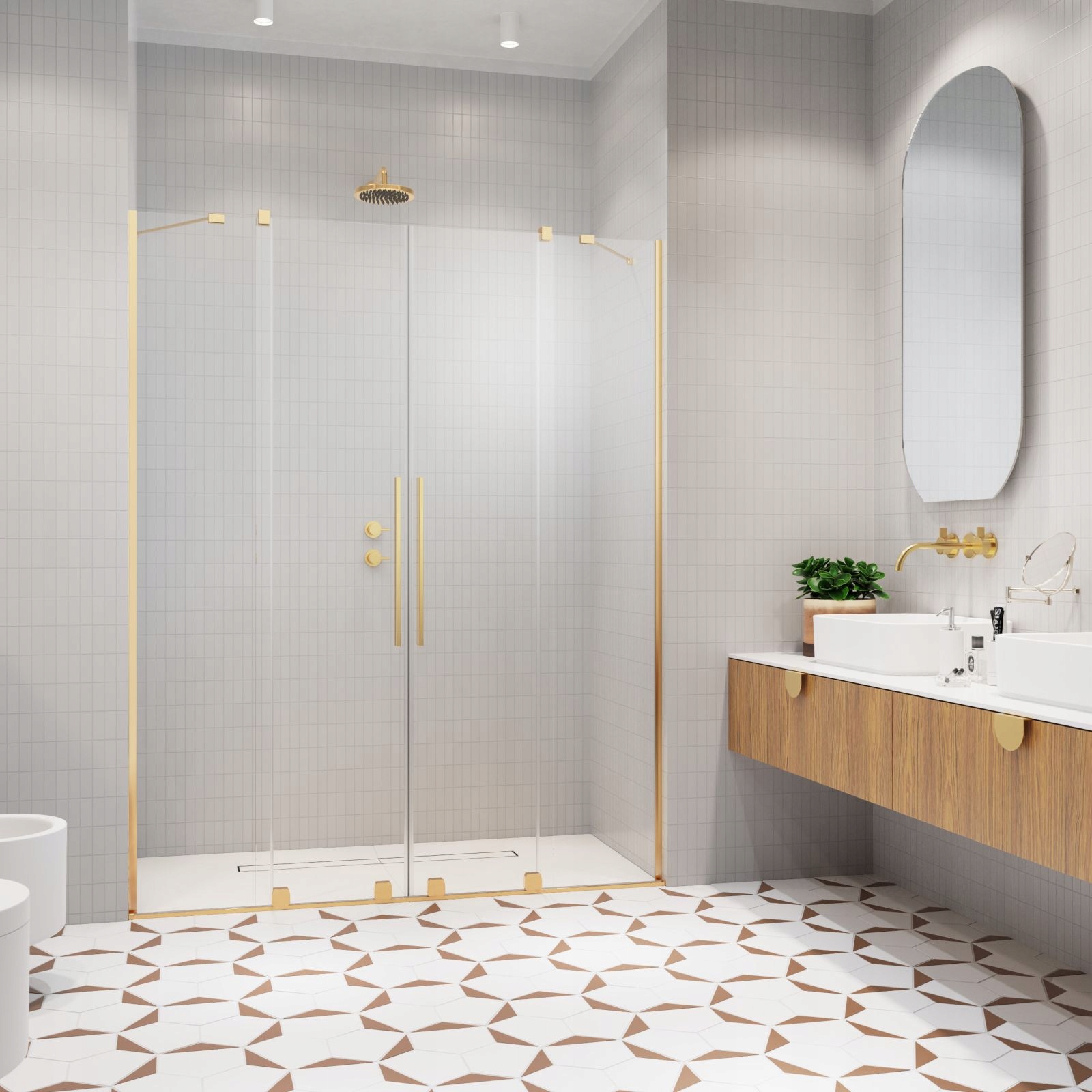 Drzwi przesuwne Furo Gold DWD 180 szkło UltraClear Rodzaj drzwi do wnęki