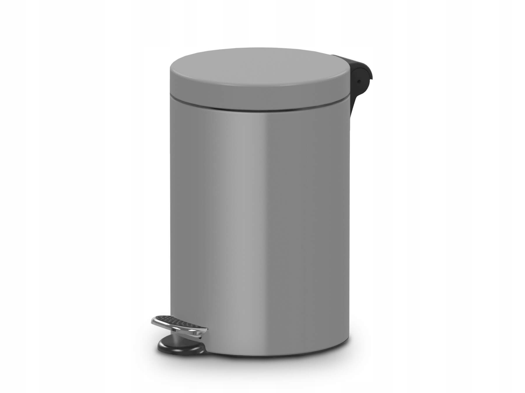 Kosz na śmieci 20l szary na odpady Alda