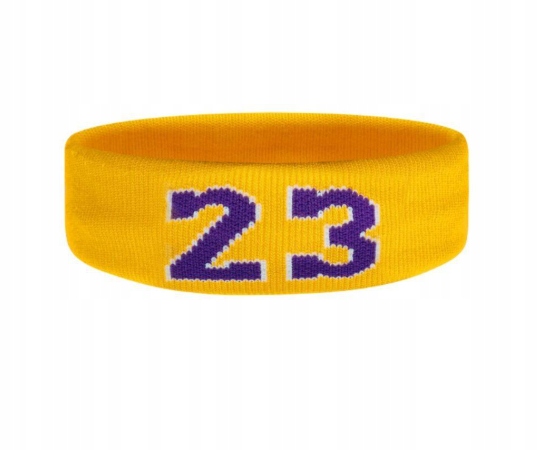 Opaska Do Koszykówki Numer 23 LeBron James Lakers Koszykarski