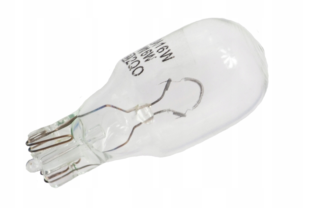 

Żarówka W16W T15 16W całoszklana bezcokołowa 12V
