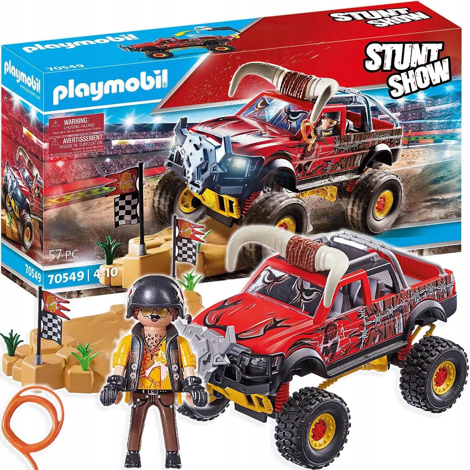 Playmobil StuntShow Monster Truck Rogacz 70549