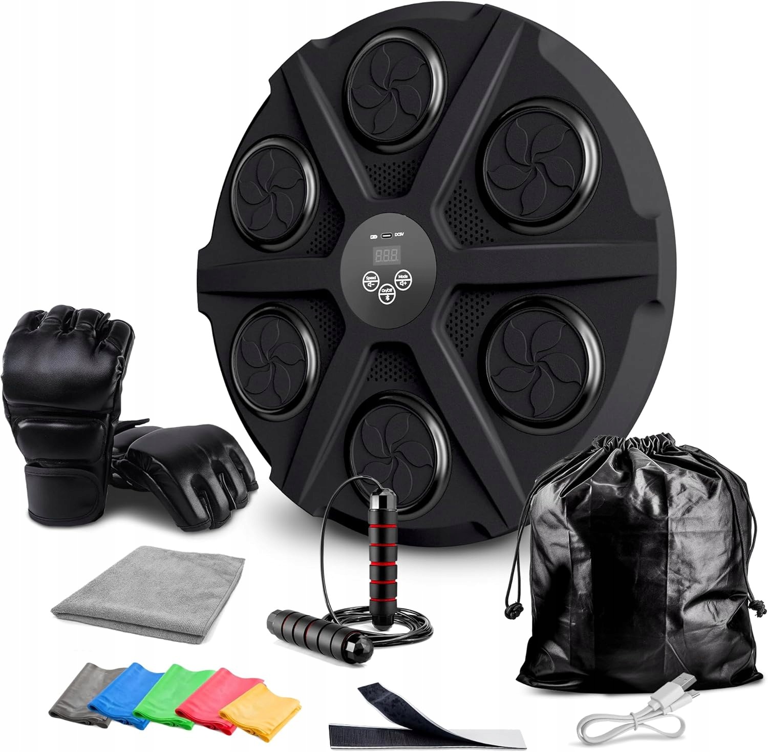 Smart Electronic Music Boxing Training Machine Czarne