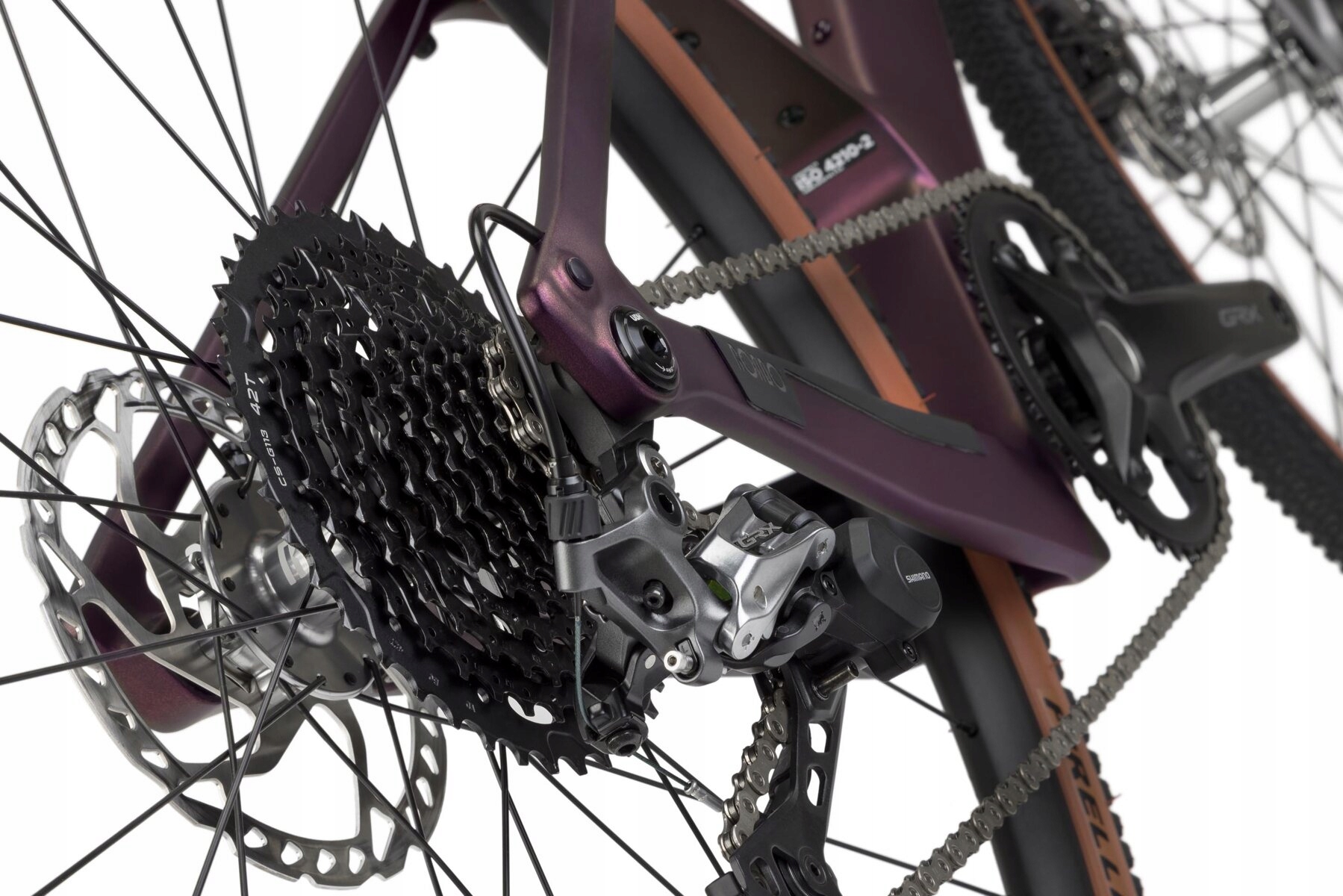 Gravel Rondo Ruut 2 gen. CF2 rozmiar L AUBERGINE / SILVER 2024 Warszawa Rozmiar ramy L