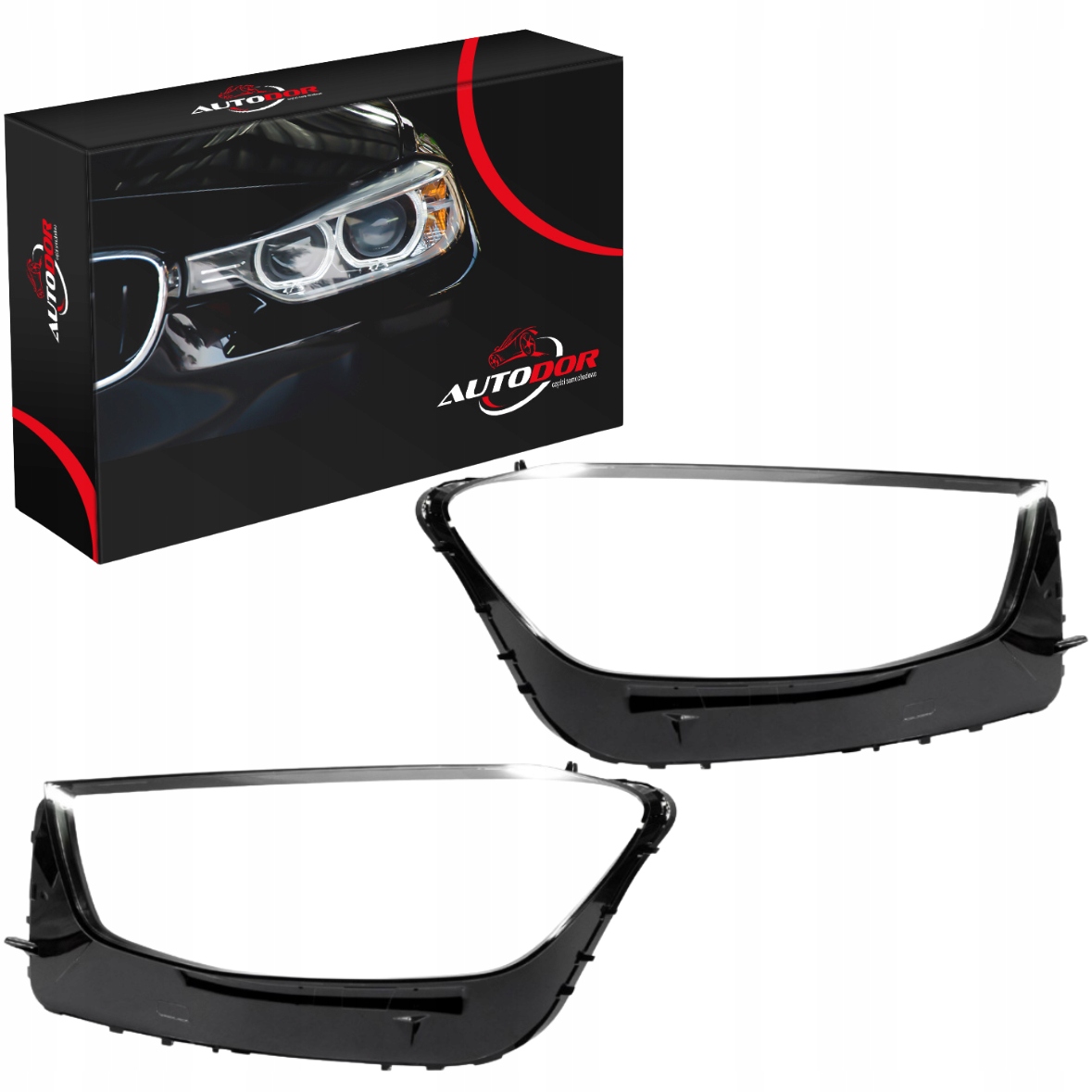 Mercedes Glc X253 C253 Lift 19-22 Krytka Skla Světlometu Lampy Levá Pravá