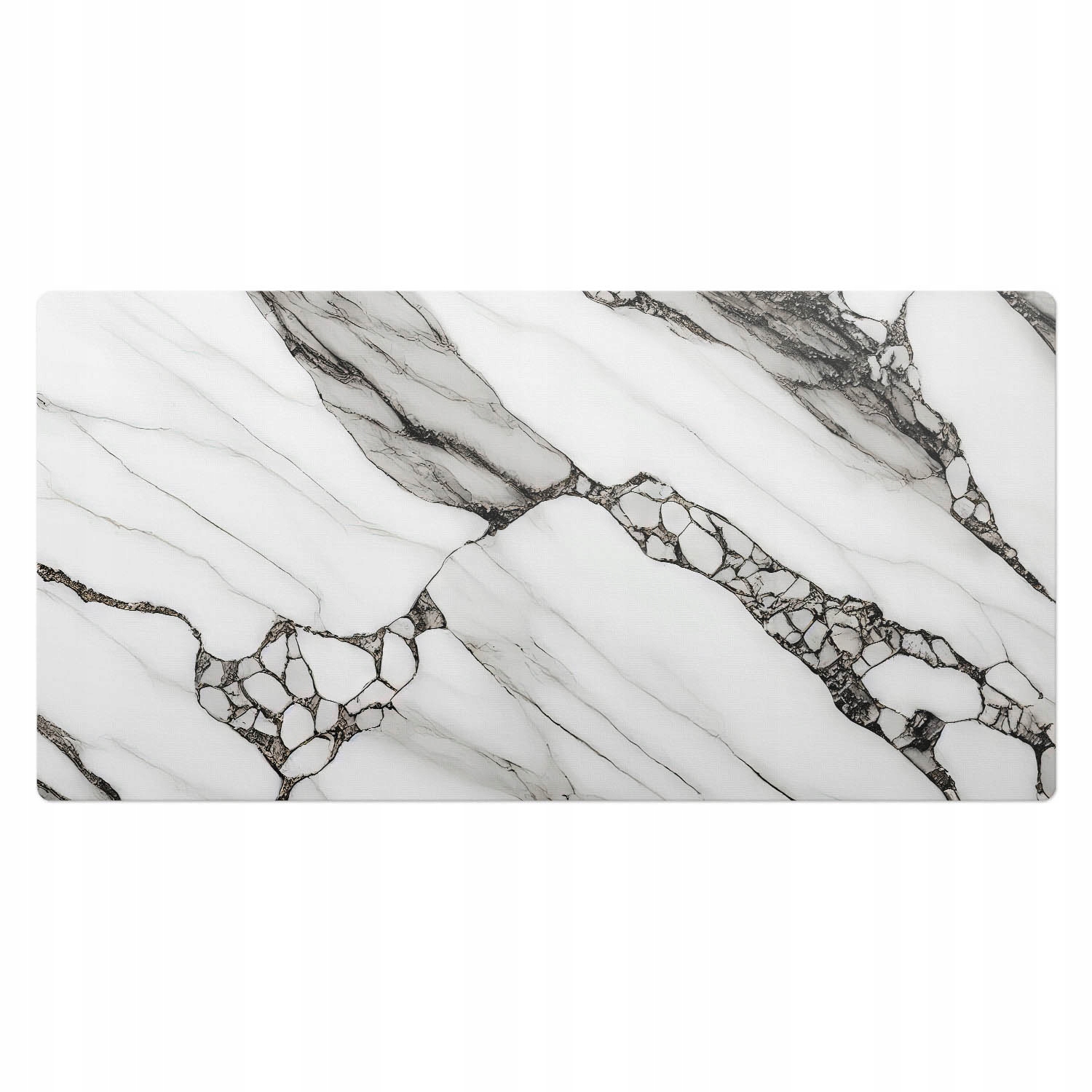 Vinylová podložka na psací stůl s potiskem Vzory z mramoru 100 x 50 cm