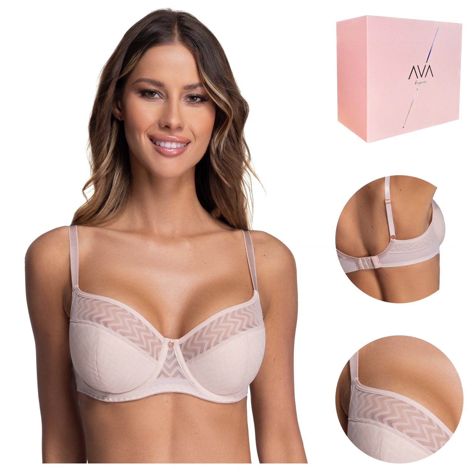 Podprsenka Ava Innesa 2102 semi-soft béžová 75I