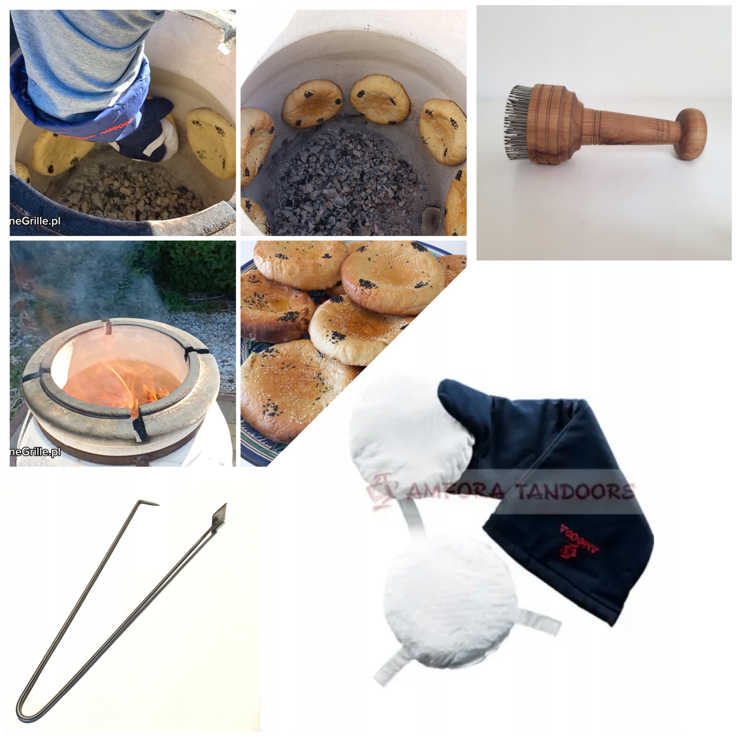 Sada na pečení chleba Kapkir Čekací stroj na sporák Tandoor