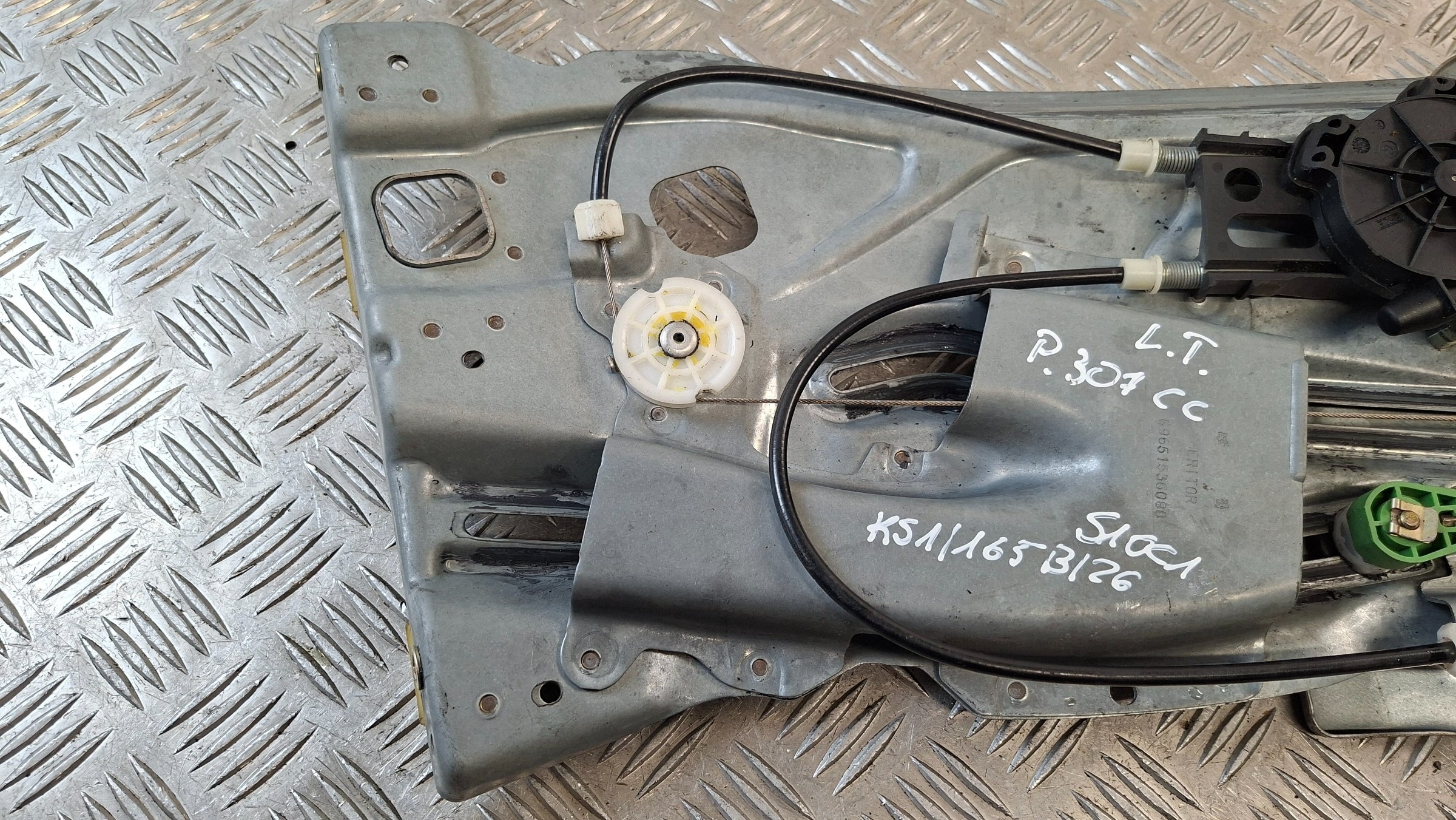 window regulator left rear part PEUGEOT 307 CC G9651536080