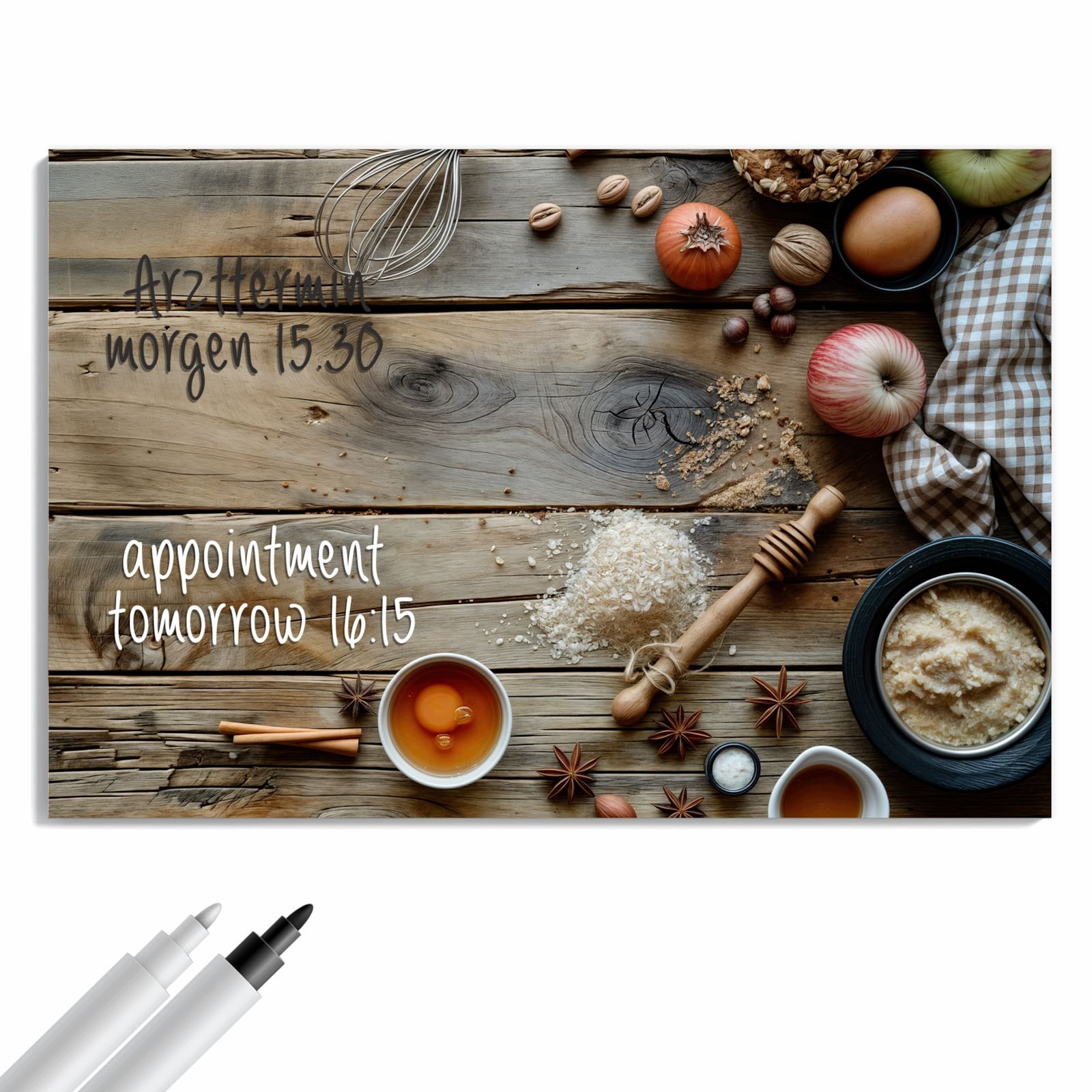 Magnetická tabule Podzimní Doplňky do pečení 60 × 40 cm