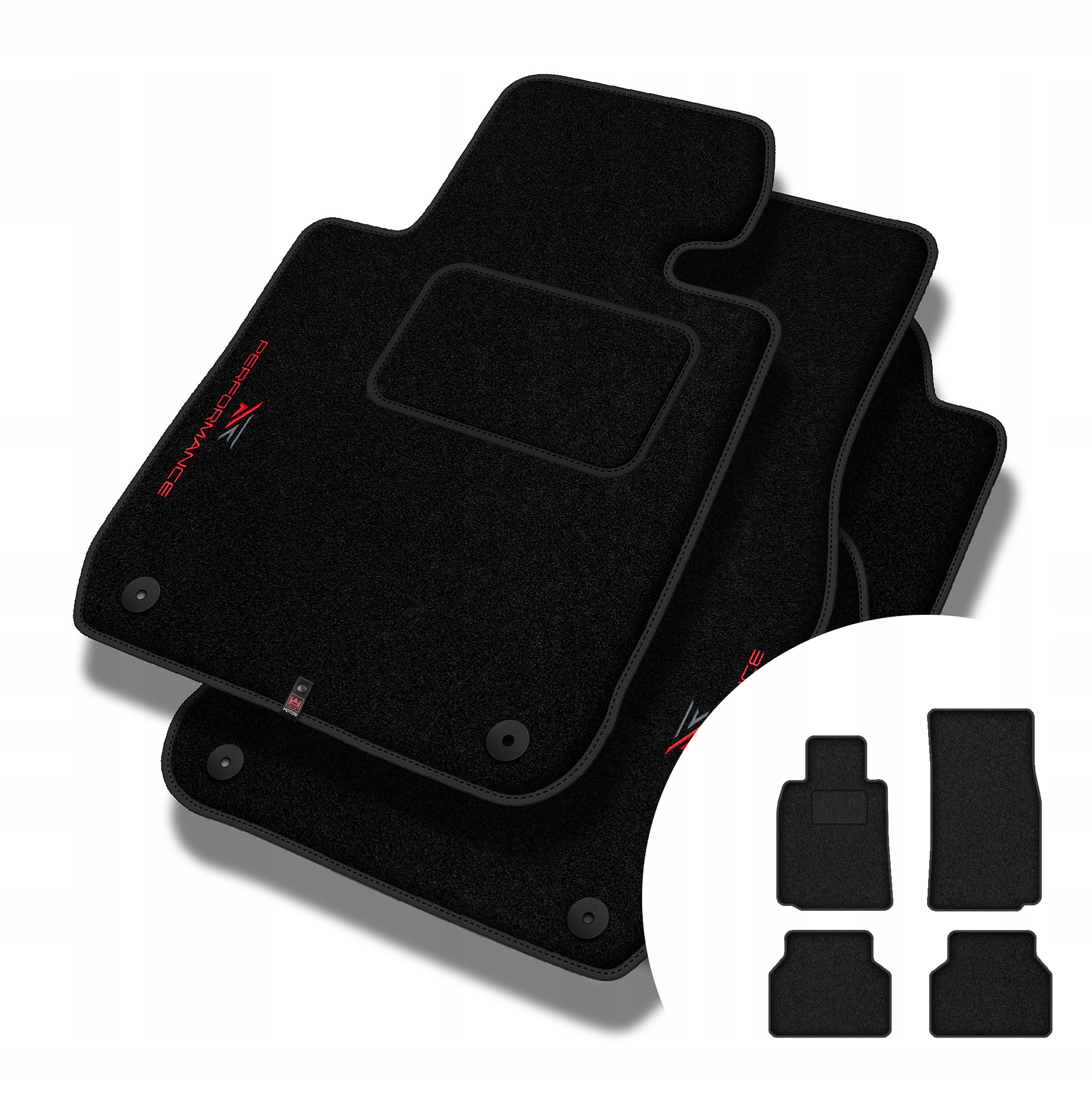 Velurové koberce Performance pro Bmw řady 5 E39 1995-2004