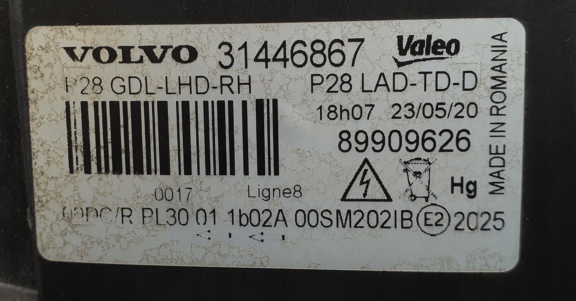 Frontscheinwerfer Volvo XC90 31446867 Xenon Rechts Scheinwerfer Headlight - Thumbnail 6