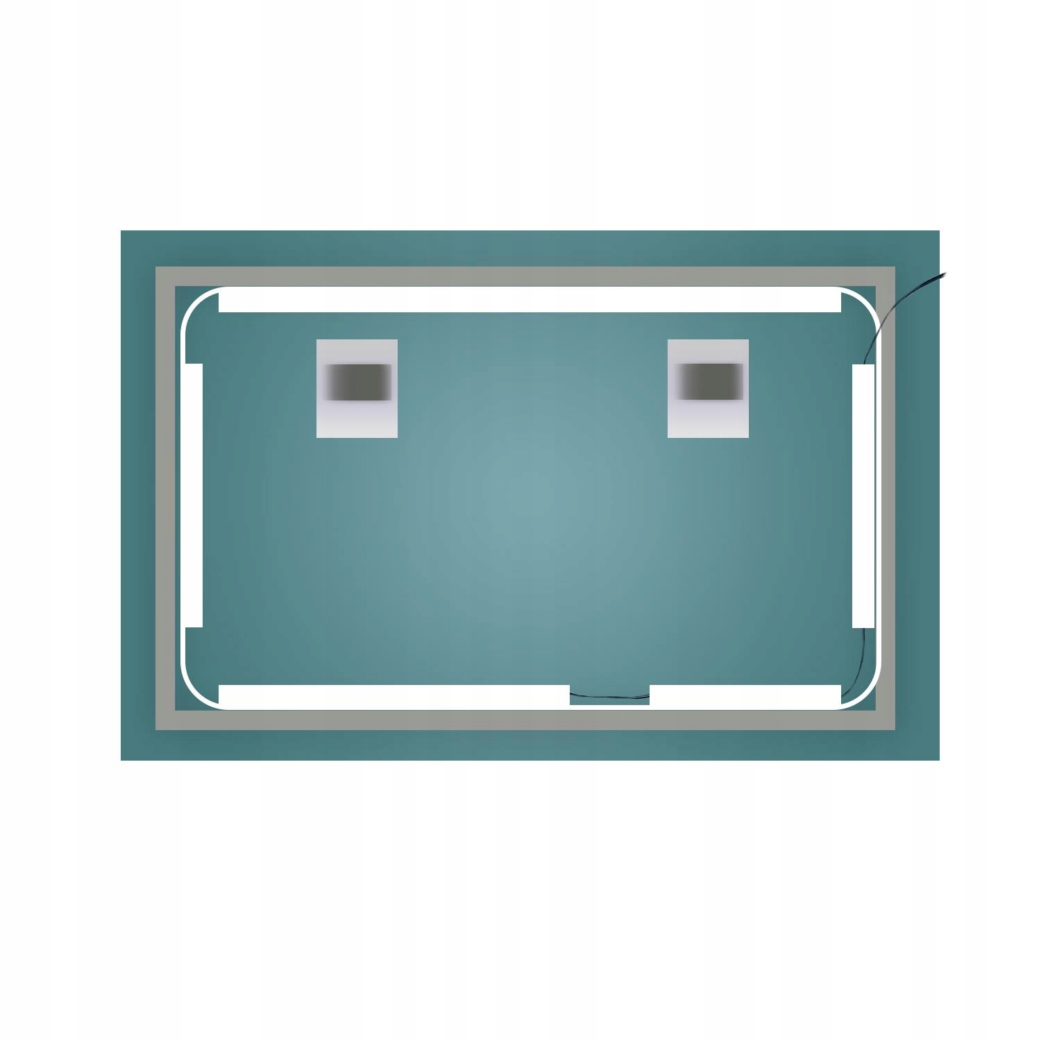 LUSTRO LED ŁAZIENKOWE PODŚWIETLANE 110x60 Szerokość 1100 mm