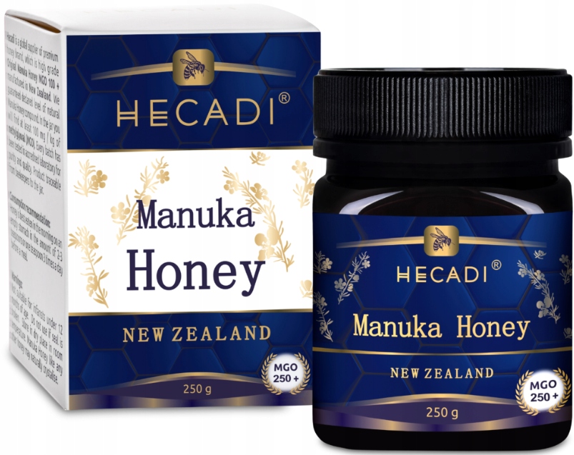 Levně Hecadi Med Manuka Mgo 250+ Nový Zéland 250 g