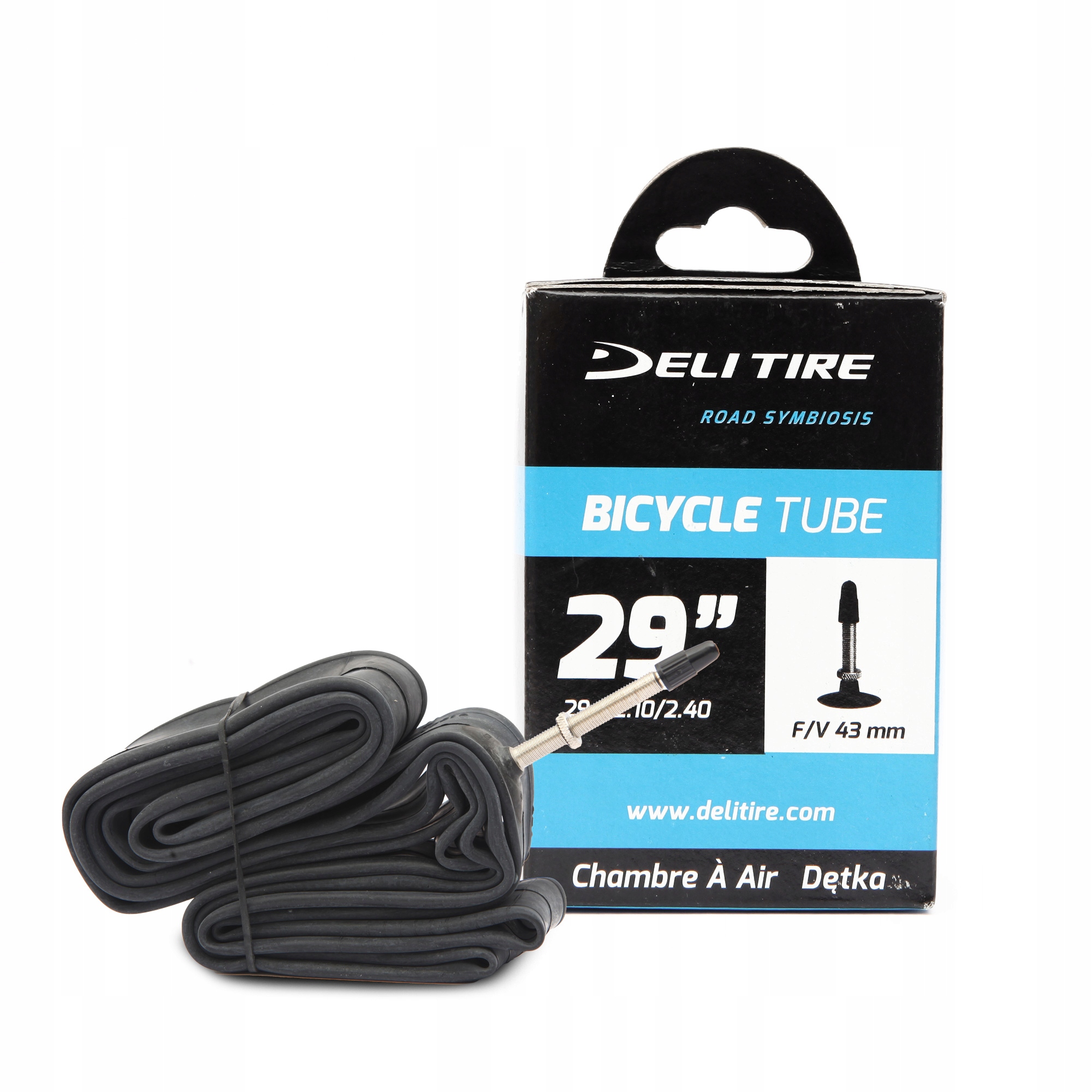 Dętka rowerowa Deli Tire 29x2.10/2.40 43 MM Box