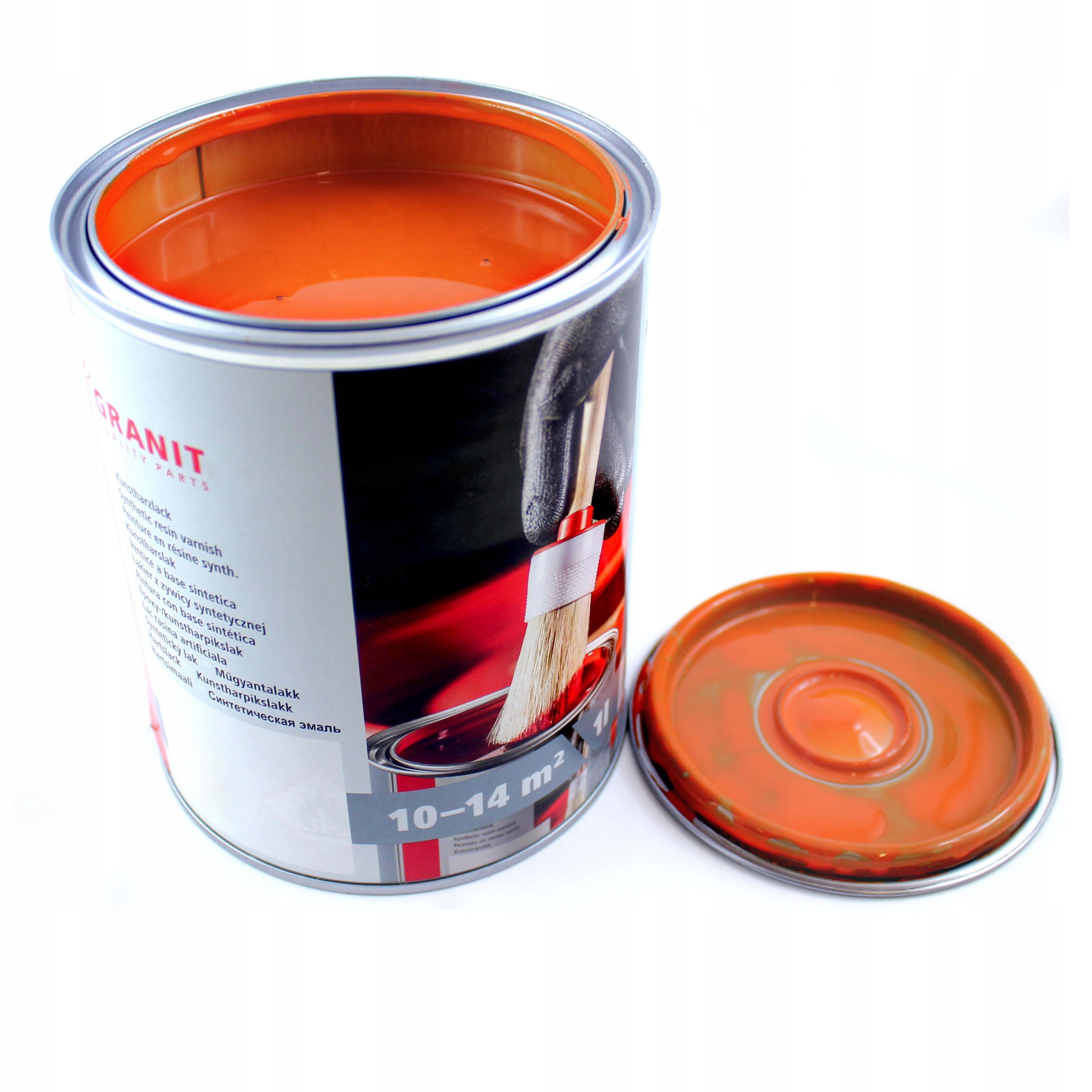 Farba Lakier pomarańczowy sygnałowy RAL 2010 WILCKENS GRANIT 1 l Puszka