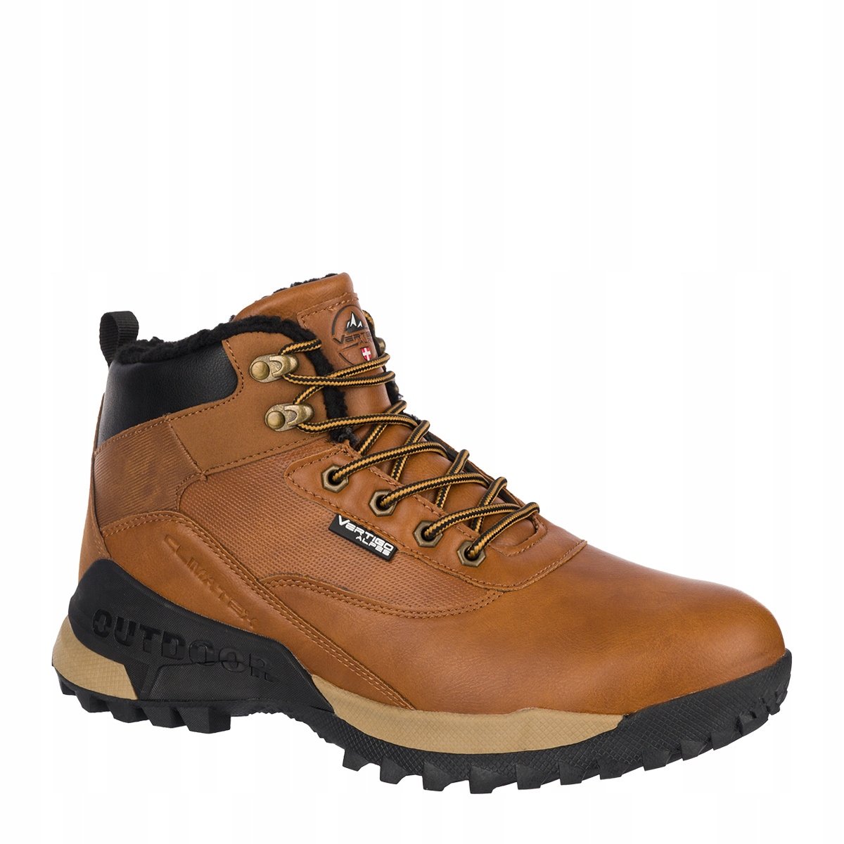 Pánské vysoké trekové boty Vertigo Alpes Cotun Camel vel. 46, zateplené