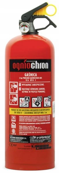 

Moje Auto Gaśnica Proszkowa Ogniochron 2KG