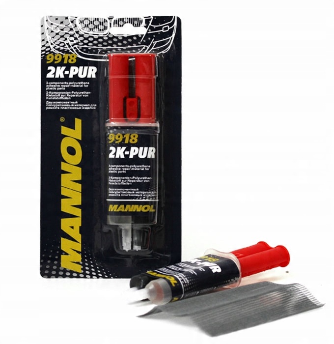 

Dwuskładnikowy klej do plastiku Mannol 30ml cross
